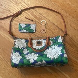 Brand New Dooney & Bourke Hydrangea Satchel